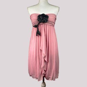 Alyn Paige Pink Strapless Dress